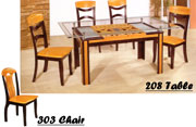 Dining Table 208 & Dining Chair 303 Dining Table 208 & Dining Chair 303