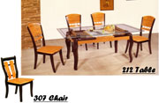 Dining Table 212 & Dining Chair 307 Dining Table 212 & Dining Chair 307